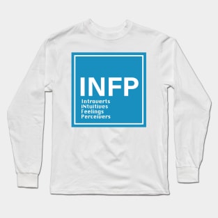 MBTI, INFP 16 Personalities , blue Long Sleeve T-Shirt